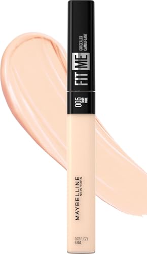 Maybelline New York Fit Me Liquid Concealer Makeup, Natural Coverage, Lightweight, Conceals, Covers Oil-Free, Ivory, 1 Count (Packaging May Vary)