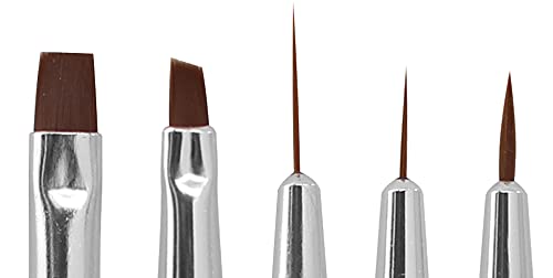 Mia Secret Professional Nail System 5 pcs Nail Art Brush Set (NB-5P) Beauty & Personal Care Mia Secret