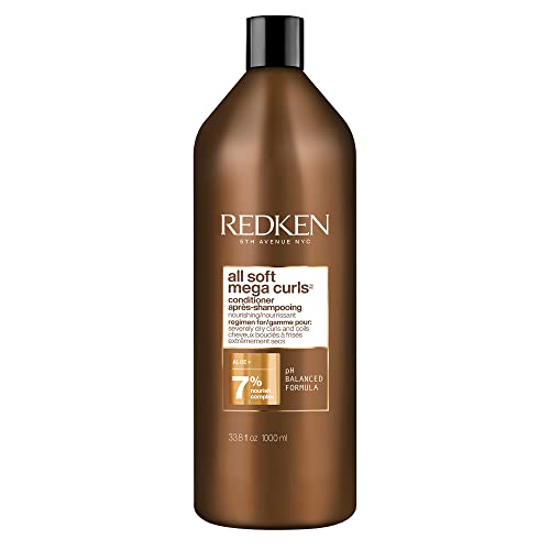 Redken All Soft Mega Curls Conditioner - For Curly Hair, 33.8 Fl Oz