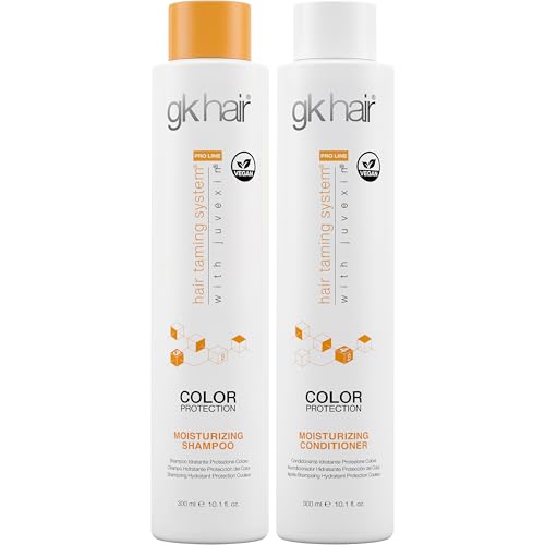 GK HAIR Keratin Shampoo and Conditioner set, Sulfate Free Moisturizing shampoo & conditioner for Color Treated Hair, Hydrating lightweight Formula Beauty & Personal Care GK HAIR