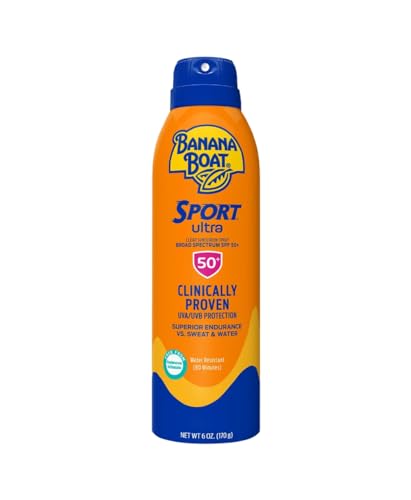Banana Boat UltraMist Sport Sunscreen, SPF 50 6 oz (Pack of 4) Beauty & Personal Care Banana Boat