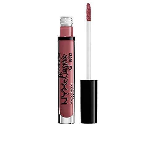NYX PROFESSIONAL MAKEUP Lip Lingerie Gloss - Honeymoon, Mauve Pink Beauty & Personal Care NYX PROFESSIONAL MAKEUP