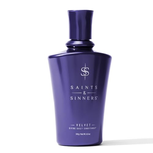 Saints & Sinners Velvet Divine Daily Conditioner for Dry, Moisture-Starved, Damaged Hair - Repair, Strengthen, Detangle & Eliminate Frizz. Beauty & Personal Care Saints & Sinners