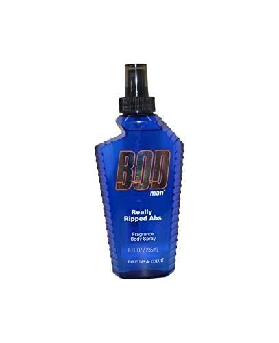 Parfums de Coeur BOD Man Really Ripped Abs Fragrance Body Spray for Men - 8 oz Body Spray Beauty & Personal Care Parfums De Coeur