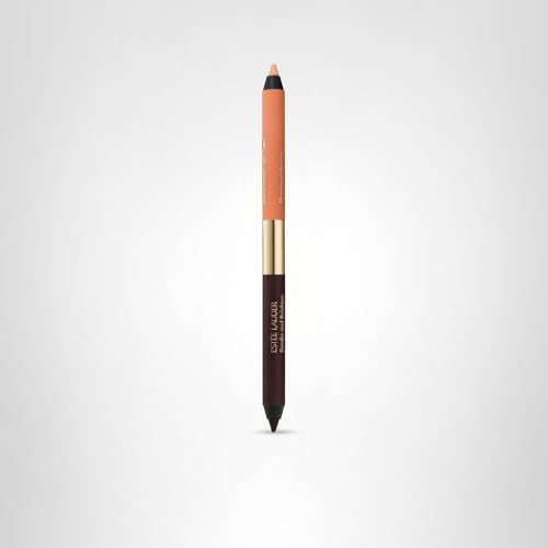 Estée Lauder Smoke and Brighten Long-Lasting Waterproof Kajal Eyeliner Pencil Duo, 0.03 Ounce, Bordeaux/Ivory Beauty & Personal Care Estée Lauder