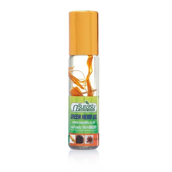 AAKRISHI Thai Green Herb Oil - 8ml (Pack of 1) Beauty and Personal Care AAKRISHI