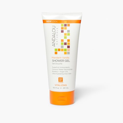 Mandarin Vanilla Vitalizing Shower Gel Beauty & Personal Care Andalou Naturals