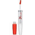 Maybelline New York Superstay 24, 2-step Lipcolor, Non-Stop Orange Beauty & Personal Care MAYBELLINE