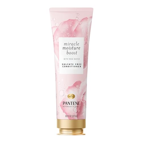 Pantene Nutrient Blends Miracle Moisture Boost Rose Water Conditioner for Dry Hair, Sulfate Free, 8 Fl Oz Beauty & Personal Care Pantene