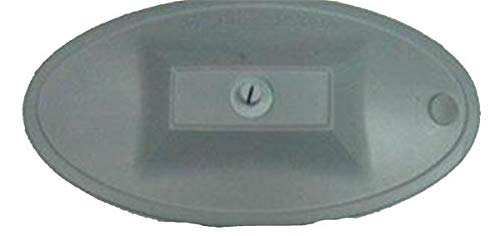 Hot Tub Classic Parts Spa Oval Imperial Pillow Grey with One Snap-in Mounting Pin Compatible with Most Jacuzzi Spas 6455-803 Beauty and Personal Care Hot Tub Classic Parts