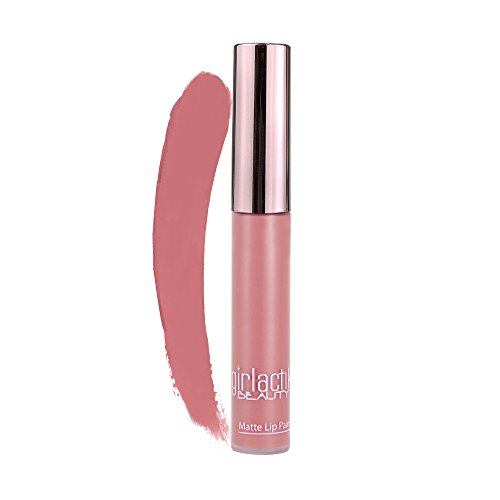 Girlactik Long Lasting Matte Lip Paint Liquid Lipstick in Allure- Long wearing, Smooth Application, Pigmented, Non-Crack Formula, Lightweight, 7.5 ml Beauty & Personal Care Girlactik