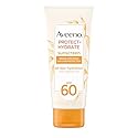 Aveeno Protect + Hydrate Moisturizing Body Sunscreen Lotion with Broad Spectrum SPF 60 & Prebiotic Oat, Weightless & Refreshing Feel, Paraben-Free Beauty & Personal Care Aveeno