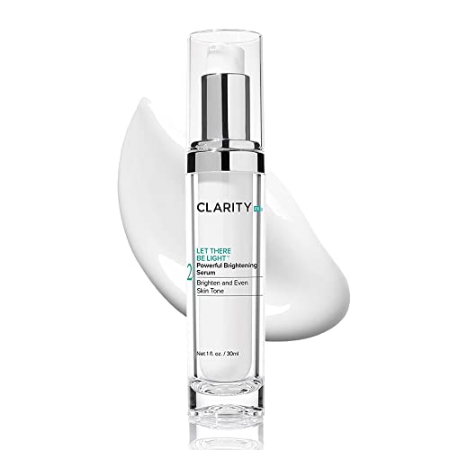 ClarityRx Let There Be Light Powerful Brightening Face Serum, Plant-Based Natural Hydrating Treatment with Hyaluronic Acid for Hyperpigmentation, Dark Beauty & Personal Care ClarityRx