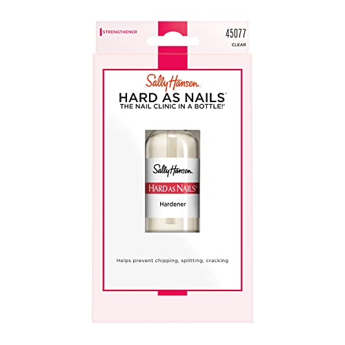 Sally Hansen Hard As Nails® Nail Hardener, Clear, Strengthener, 1 Count, 0.45 Oz , Nail Strengthener, Nail Strengthening Polish Beauty & Personal Care Sally Hansen