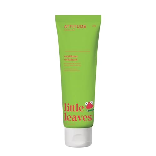ATTITUDE Natural Conditioner for Kids, Hypoallergenic, Vegan, Plant- and Mineral-Based, Vegan and Cruelty-free, Watermelon & Coco, 8 Fl Oz Beauty & Personal Care ATTITUDE