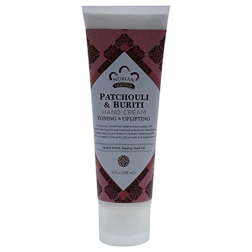Nubian Heritage Patchouli & Buriti Hand Cream, 4 Ounce Beauty & Personal Care Nubian Heritage