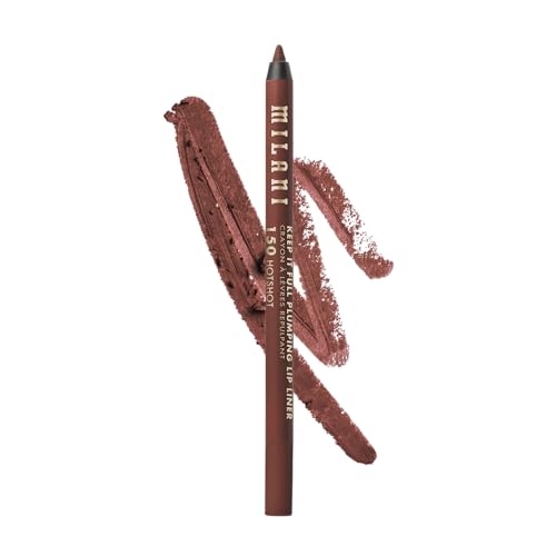 Milani Keep It Full Plumping Lip Liner - Long-Lasting Creamy Pencil for Visibly Fuller Lips - 8-Hour Wear with Chili Extract & Maxi-Lip - Vegan Beauty & Personal Care Milani