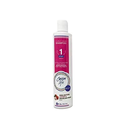 CARSON LIFE 4 Stage Hair Care System Kit For Curly Hair (Shampoo, Conditioner, Leave In Conditioner & Curly Hair Mask) - Paraben and Sulfate Free Beauty & Personal Care Carson Life