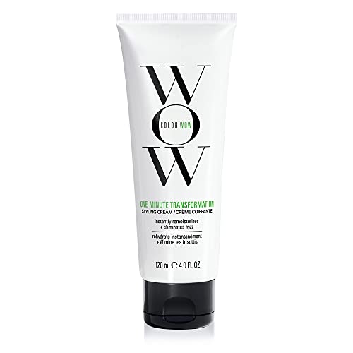 COLOR WOW One Minute Transformation - Instant frizz fix| Nourishing styling cream smooths, tames + defrizzes on the spot, Avocado oil + Omega 3’s Beauty & Personal Care COLOR WOW