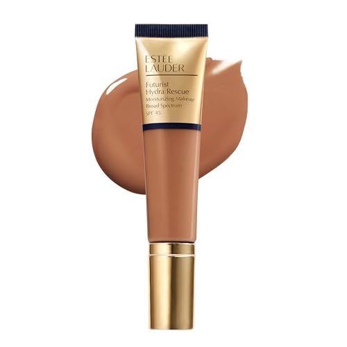 Estée Lauder Futurist Hydra Rescue Moisturizing Foundation Makeup SPF 45 for a 12-Hour Glow, 1.2 Fl Oz, 5N2 Amber Honey Beauty & Personal Care Estée Lauder