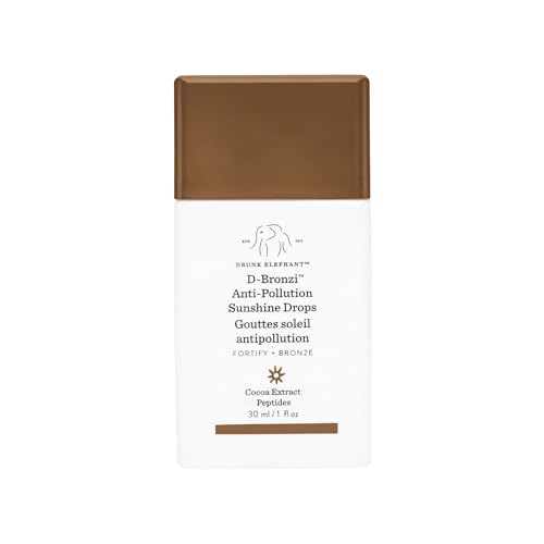 Drunk Elephant D-Bronzi Sunshine Drops - 30 ml/1 fl oz - Bronzing Color Serum Drops - Clean Clinical Skincare - Cruelty-Free - Dermatologist-Tested Beauty & Personal Care Drunk Elephant