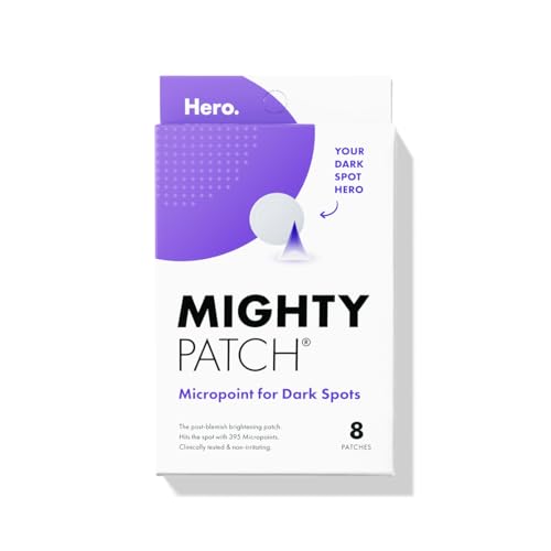 Hero Cosmetics Mighty Patch Micropoint™ for Dark Spots - Post-Blemish Dark Spot Patch with 395 Micropoints, Dermatologist Tested and Non-irritating (8 Beauty & Personal Care Mighty Patch