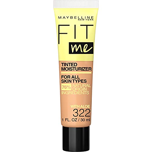 Maybelline Fit Me Tinted Moisturizer, Natural Coverage, Face Makeup, 322, 1 Count Beauty & Personal Care MAYBELLINE