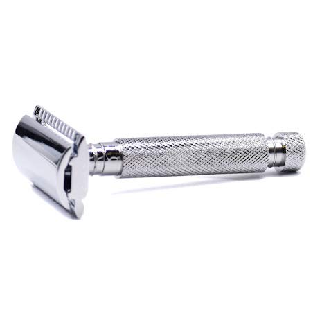 Parker 97R Traditional Double Edge Safety Razor & 5 Parker Premium Razor Blades Beauty and Personal Care Parker Safety Razor