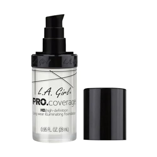 L.A. Girl Pro Coverage Liquid Foundation, White, 0.95 Fl Oz Beauty & Personal Care L.A. Girl