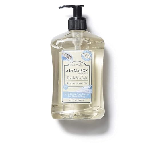 A LA MAISON, Soap Liquid French Sea Salt, 16.9 Fl Oz Beauty & Personal Care A LA MAISON