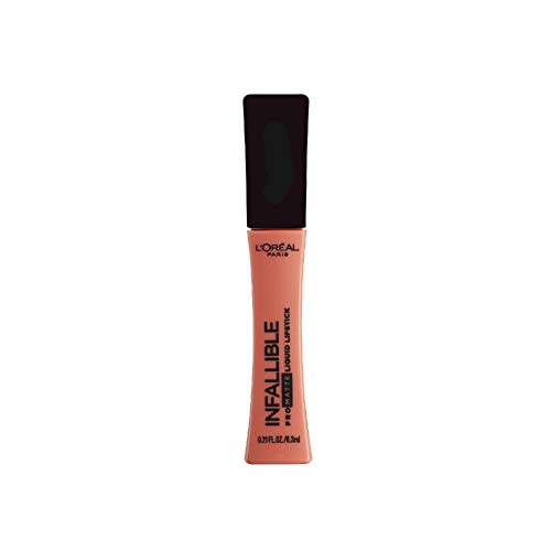 L’Oréal Paris Makeup Matte Lipstick, Infallible Pro-Matte Liquid Lipstick, Long Lasting Lightweight High Impact Color, Up to 16 Hours of Wear, Nudist, Beauty & Personal Care L'Oreal Paris