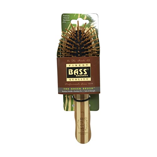 Bass Brushes Small Oval Bamboo Brush, 1 EA