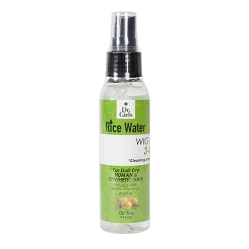 Dr.Girls Rice Water Wig-Shining 3 in 1 Spray 4oz (Olive) Beauty & Personal Care Dr.Girls