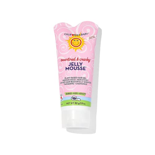 California Baby Overtired & Cranky Hair Gel for Kids | 100% Plant-Based Baby Hair Gel | Medium-Hold | Hypoallergenic | 82 g / 2.9 oz. Beauty & Personal Care California Baby