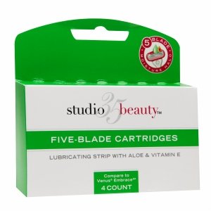Studio 35 Beauty 5 Blade Cartridges for Women, 4 ea (Single) Beauty and Personal Care Studio 10