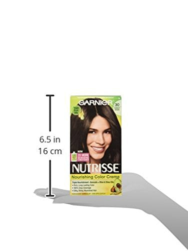 Garnier Nutrisse Nourishing Color Creme, 30 Darkest Brown Beauty & Personal Care Garnier