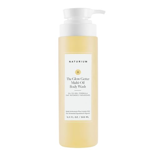 Naturium The Glow Getter Multi-Oil Hydrating Body Wash, Gentle Cleanser, 16.9 oz Beauty & Personal Care Naturium