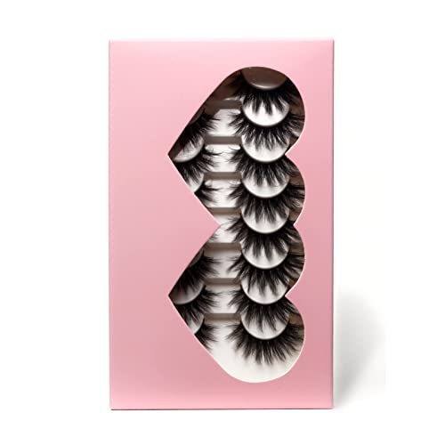 beautykaisen 8 Pairs 3D Faux Mink Lashes Handmade Luxurious Volume Fluffy Natural False Eyelashes(3D985-8) Beauty & Personal Care beautykaisen