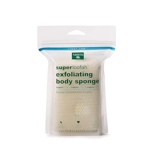 Earth Therapeutics Super Loofah Exfoliating Body Sponge (Rectangular) Beauty and Personal Care Earth Therapeutics
