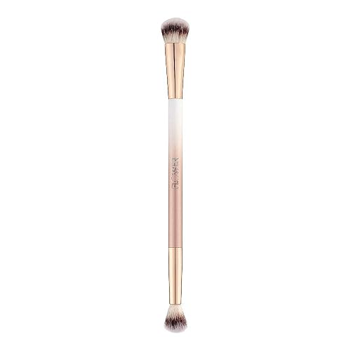 FLOWER BEAUTY Makeup Brushes | Dual Ended Eyeshadow Brush For Even & Precise Blending | Soft Washable Synthetic Fibers |1 Piece Beauty & Personal Care FLOWER