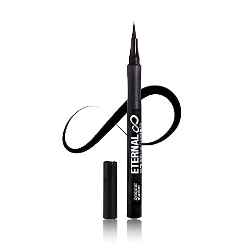Eternal Liquid Professional Eyeliner Marker - Water and Sweat Resistant Non-Smudge with Matte Finish and Thin Tip for Sharp Intense Lines (Black) Beauty & Personal Care Eternal