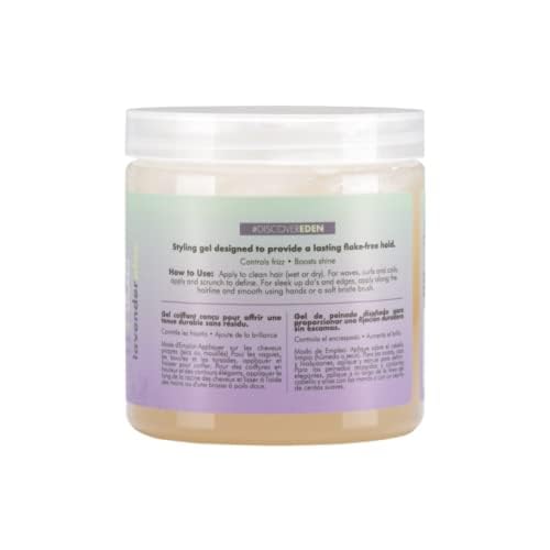 EDEN BodyWorks Lavender Aloe Smoothing Hair Gel (8 oz) - Enhances Curly or Natural Hair Look - Smooth Frizz & Tame Flyaways Beauty & Personal Care EDEN BodyWorks
