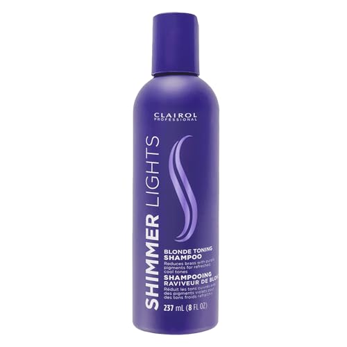 Clairol Professional Shimmer Lights Purple Shampoo, 8 fl. Oz | Neutralizes Brass & Yellow Tones | For Blonde, Silver, Gray & Highlighted Hair Beauty and Personal Care Clairol Professional Default Title