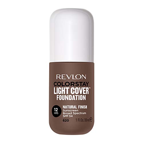 Revlon ColorStay Light Cover Liquid Foundation, Hydrating Longwear Weightless Makeup with SPF 35, Light-Medium Coverage for Blemish, Dark Spots Beauty & Personal Care REVLON