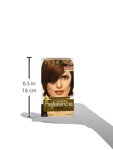 L'Oreal Paris Superior Preference Fade-Defying Color + Shine System, 5.5AM Medium Copper Brown (Packaging May Vary) Beauty & Personal Care L'Oreal Paris