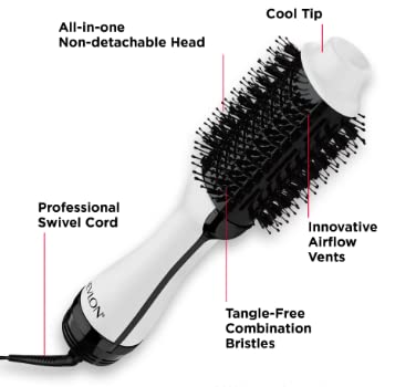 Revlon Special Edition Salon One-Step Hair Dryer & Volumizer, White Beauty & Personal Care REVLON