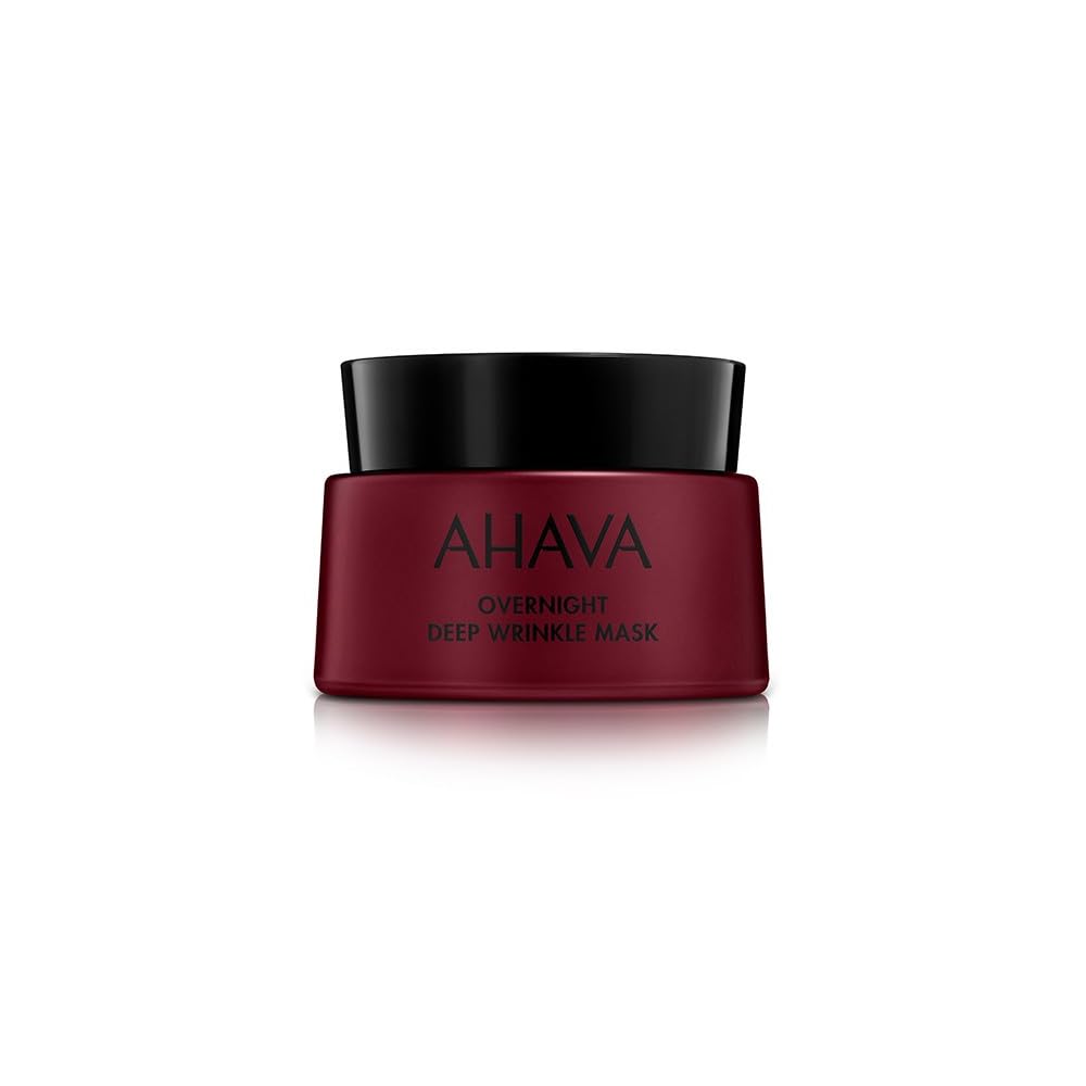 AHAVA Apple of Sodom Overnight Deep Wrinkle Anti-Aging Mask - Nourishing Gel-based Mask to Combat Deep Wrinkles, Restores Skin's Ability to Repair Beauty & Personal Care AHAVA