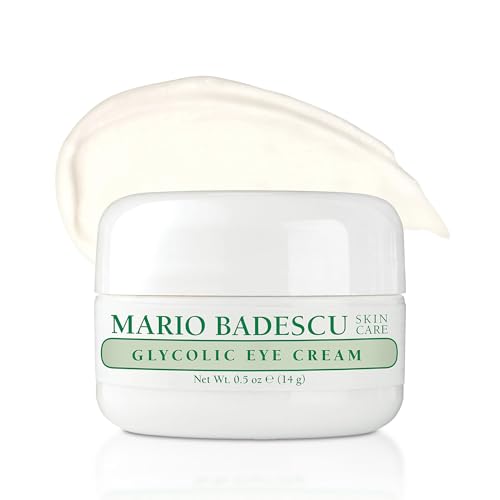 Mario Badescu Glycolic Eye Cream Anti Aging Skin Care for Fine Lines and Wrinkles, Overnight Eye Moisturizer with Vitamin E, AHA and Cocoa Butter Beauty & Personal Care Mario Badescu