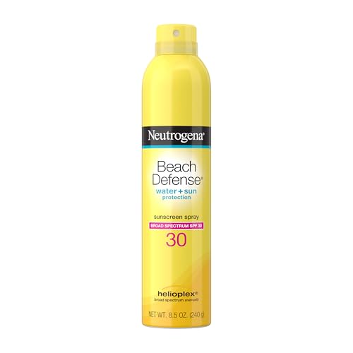 Neutrogena Beach Defense SPF 30 Sunscreen Spray, Broad Spectrum, Lightweight & Fast Absorbing, Oxybenzone & Octinoxate Free, Hawaii Act 104 Compliant Beauty & Personal Care Neutrogena