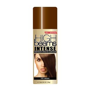High Beams Intense Temporary Spray-On Hair Color - Brown 2.7 oz (6 PACK) Beauty & Personal Care High Beams